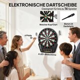  Elektronički set pikada LED zaslon 6 pikada 27 igara 44x51 5x3 2 cm | shoptok.hr