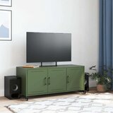 vidaXL TV ormarić maslinastozeleni 100,5 x 39 x 43,5 cm čelični | shoptok.hr