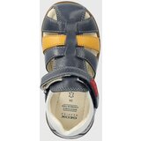 Geox Otroški usnjeni sandali mornarsko modra barva | Shoptok.si