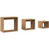 vidaXL Komplet mizic 3-delni artisan hrast inženirski les, (22056425) | Shoptok.si