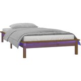  Okvir kreveta boja meda 75 x 190 cm mali od masivnog drva | shoptok.hr