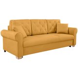MID.YOU ZOFA S POSTELJNO FUNKCIJO, rumena tekstil | Shoptok.si