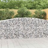  Lučne gabionske košare 9 kom 400x50x100/120cm pocinčano željezo | shoptok.hr