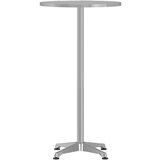 Vanjski barski stol podesive visine Ø 59 5x70/114 5 cm aluminij | shoptok.hr