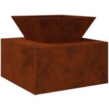  Kamin Rđa 50 x 50 x 40 cm Čelik otporan na vremenske uvjete | shoptok.hr