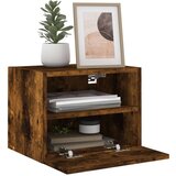 vidaXL Stenska TV omarica dimljeni hrast 40x30x30 cm inženirski les | Shoptok.si