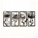 WALLXPERT APT573LS Zidna dekoracija Blossom, 135x63cm, Crna | Eponuda.ba