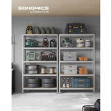 Songmics Regal GLR060E01, 5 delni, (200 x 120 x 60 cm), srebrn | Shoptok.si