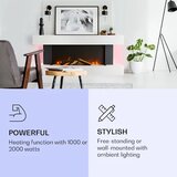 Klarstein Studio Light & Fire 1 Smart, kamin, 1000/2000W, MDF, WiFi Control | shoptok.hr