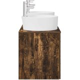 Set ormarića za kupaonicu 3 kom. Dimljeni hrast | shoptok.hr