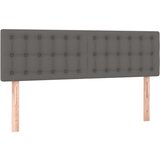 Maison Chic Posteljno vzglavje - Vzglavna omarica 2 kosa sivo 72x5x78/88 cm umetno usnje, (22077769) | Shoptok.si