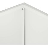  Vrtna saksija 2 kom. Bijela 40 x 20 x 40 cm Čelična vrata | shoptok.hr