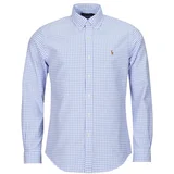 Polo Ralph Lauren CHEMISE COUPE DROITE EN OXFORD PETITS CARREAUX VICHY Plava