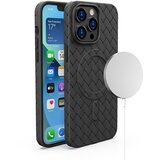HURTEL Pletena torbica za iPhone 15 z MagSafe Woven Case, črna, (21522467) Cene