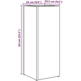  Stalak za kišobran Bijelo 25 x 24 5 x 64 cm Konstruirano drvo | shoptok.hr