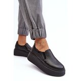 Boto Women's Leather Sport Shoes on Platform Black Lemar Manish | ePonuda.com