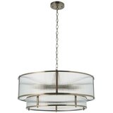  Endon 119456 - Luster na lancu RIDGETON 8xE14/7W/230V mat hrom | Eponuda.com