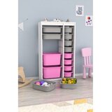 Hanah home višenamenske police montana xs 2D4N8U white grey pink | ePonuda.com