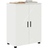 vidaXL Kopalniška omarica Bela z visokim sijajem 60 x 35 x 80 cm | Shoptok.si