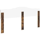  Uzglavlje s uzglavljem Dimljeni hrast 180 cm Konstruirano drvo | shoptok.hr