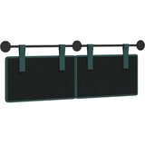  Držeće uzglavlje Zidne tkanina - Tamnozelena 120 cm bez LED | shoptok.hr