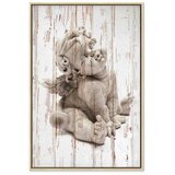  Slika - Pensive Cupid (1 Part) Vertical 60x90 U prirodnom drvenom okviru | shoptok.hr