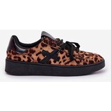 Boto Low Women's Sports Shoes In Leopard Print Brown Zelevelis | ePonuda.com