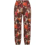 Hlače Allover Cotton-Modal Jogger Rdeča