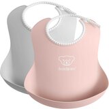 BABYBJORN 2 dijelni set podbradnjaka soft powder green/powder pink Cijene