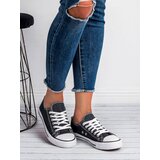 Shelvt Women's classic black sneakers | Shoptok.si