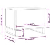  Stalak za akvarij Artisan hrast 36x75x72,5 cm Konstruirano drvo | shoptok.hr