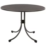Mwh metalni stol koji se može raširiti universal (ø x v: 90 x 74 cm, metalna mreža)