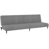 Maison Chic kavč - Sofa - Kanape dvosed z ležiščem svetlo siv žamet, (21726437) Cene