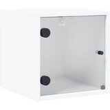  Noćni ormarići sa staklenim vratima 2 kom bijeli 35x37x35 cm | shoptok.hr