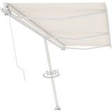  Tenda Samostojeća tenda na ručno uvlačenje 600 x 300 cm krem | shoptok.hr