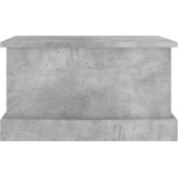  Kutija za pohranu boja betona 50 x 30 x 28 cm konstruirano drvo | shoptok.hr