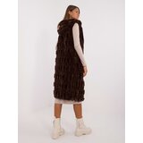 Wool Fashion Italia Vest-AT-KZ-2368-1.07-dark brown | shoptok.hr