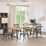  Noge za blagovaonski stol A-oblika 2 kom 90 x (72-73) cm Čelik - Prirodna 90 x (72-73) cm 1 | shoptok.hr