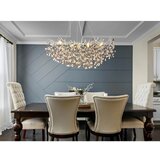 Globo 64138H3S - Luster na sajli QUEENA 10xE14/40W/230V srebrna | Eponuda.com