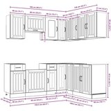  11 kosov kuhinjska omarica Lucca Beli inženirski les, (21742073) | Shoptok.si