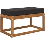  Jastučić za sjedenje na otvorenom Crna 80 x 40 x 8 cm | shoptok.hr