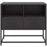 vidaXL TV omarica črna 68x39x60,5 cm jeklo | Shoptok.si