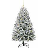  Umjetno božićno drvce 150 cm 150 LED lampica Topla bijela | shoptok.hr