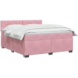  Krevet s box springom, madracem i LED-om Ružičasta 140 x 200 cm | shoptok.hr