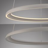 SCHÖNER WOHNEN 15570-39-LED luster na sajli QUILLO LED/36W/230V, prečnik 60 cm, siva, sa prigušiva | Eponuda.com