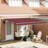 Tenda na ručno uvlačenje bordo 400 x 300 cm | shoptok.hr