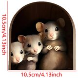 INF Ljubke stenske nalepke miške za dekoracijo spalnice, dnevne sobe - CHA248, (22126742) | Shoptok.si