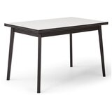 Hammel Furniture Crno-bijeli sklopivi blagovaonski stol u dekoru hrasta Hammel Single, 120 x 80 cm Cijene
