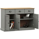  Komoda s ladicama VIGO 113x40x75 cm siva od masivne borovine | shoptok.hr