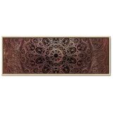  Slika - Mandala: Amber Silence 120x40 U prirodnom drvenom okviru | shoptok.hr